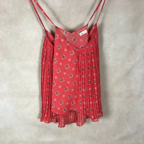 HOLLISTER Floral Pleated Tank Top NWOT XS - Picture 10 of 10